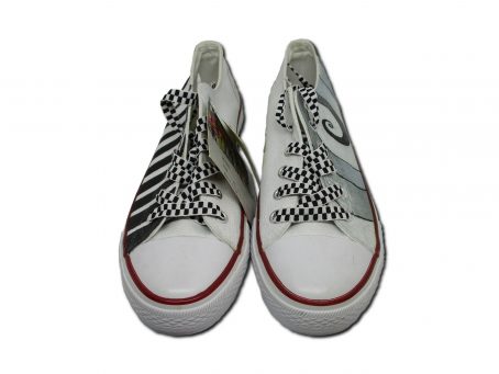 scarpe dipinte asimmetric