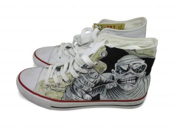 Scarpe dipinte mummia iron