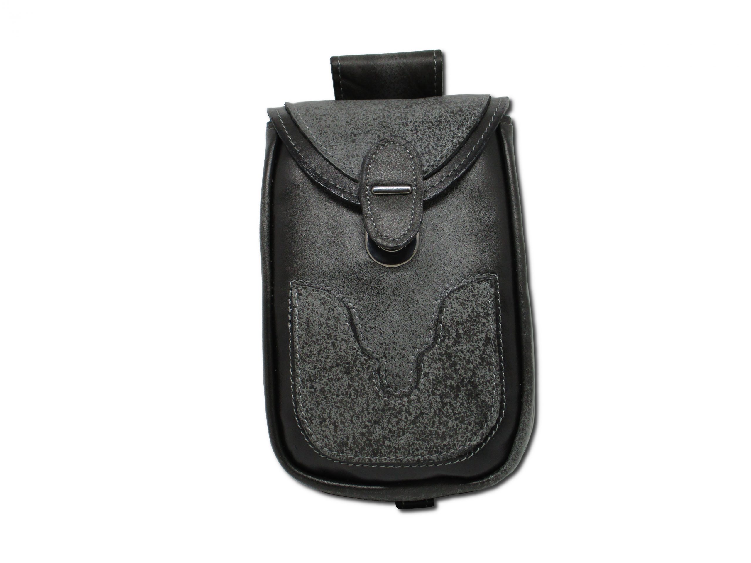 borsello da cintura grigio nero
