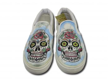 Scarpe dipinte sugarskull