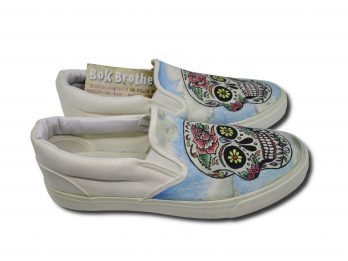 Scarpe dipinte sugarskull