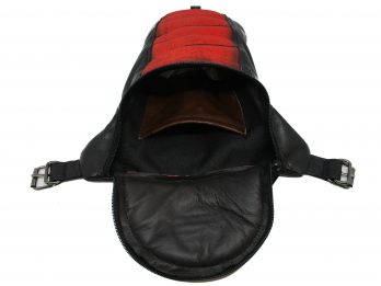 Borsello da gamba rosso nero