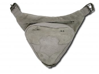 Borsellino triangolare scudetto beige