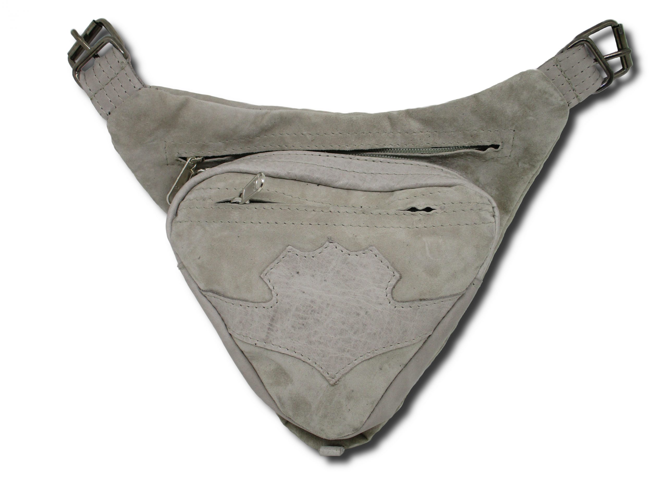 borsello triangolare scudetto beige