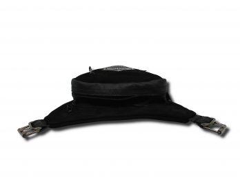 Borsello triangolare toppa custom nero