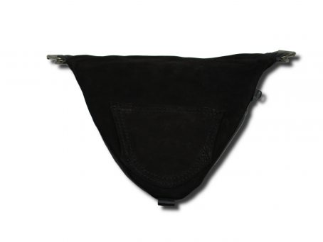borsello triangolare nero toppa