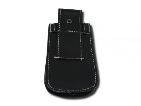 Porta cellulare da cintura nero fiori