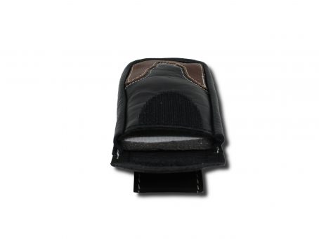 Porta cellulare da cintura nero marrone