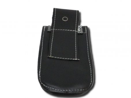 Porta cellulare da cintura nero pitone stampat